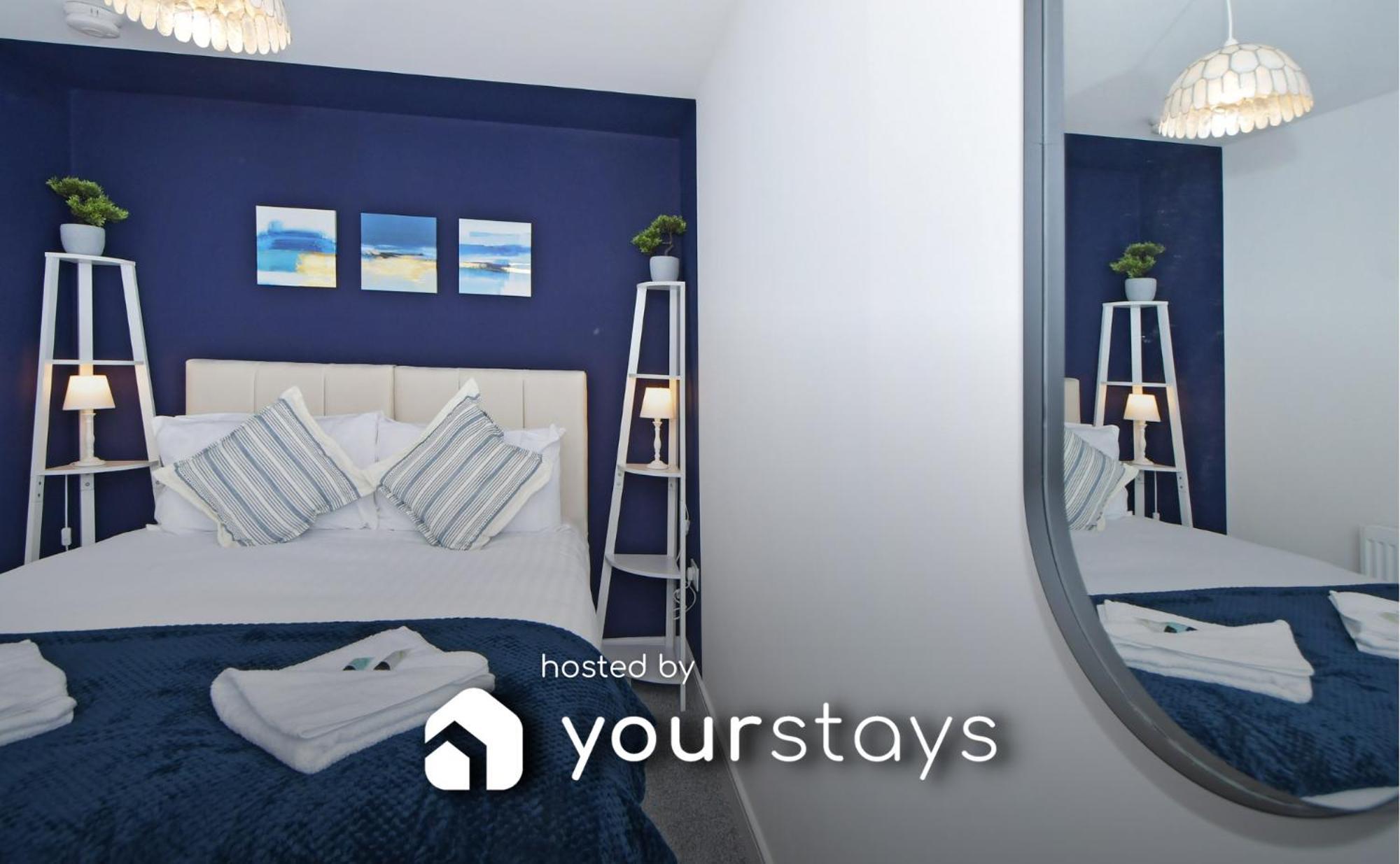 Sapphire Apartments By Yourstays - Luxury 2 Bedroom Apartments In Crewe Eksteriør billede